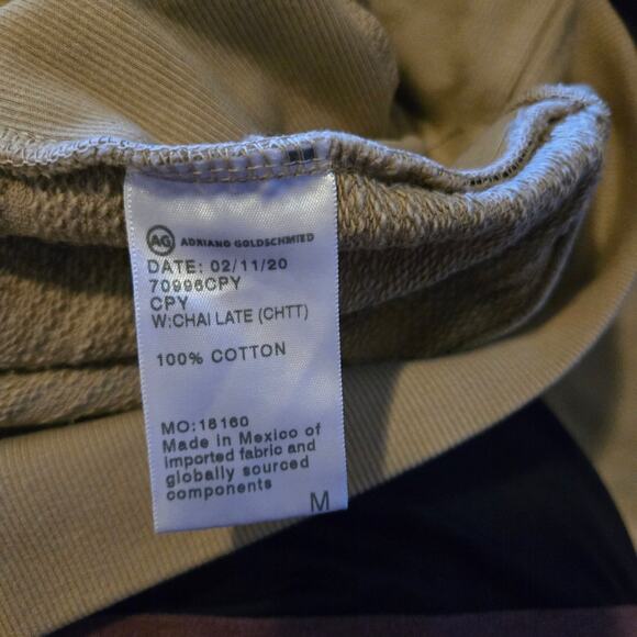 AG Adriano Goldschmied Men’s Chai Latte Crew Sweatshirt Medium - Picture 4 of 9
